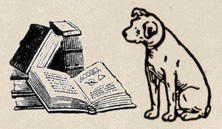 Books have writing at frequencies only dogs can hear.